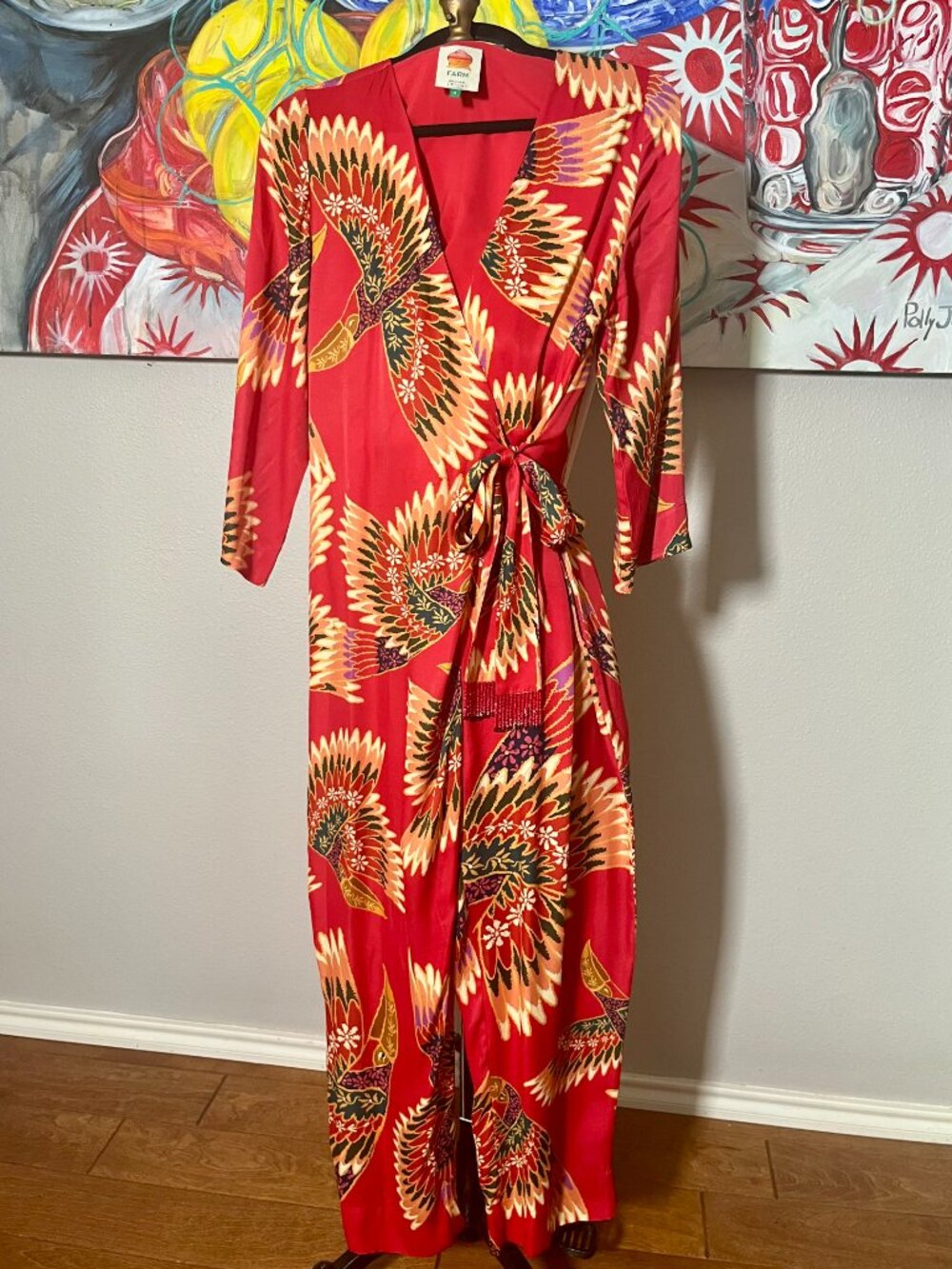 FARM Rio Red Wonderful Toucans Jumpsuit